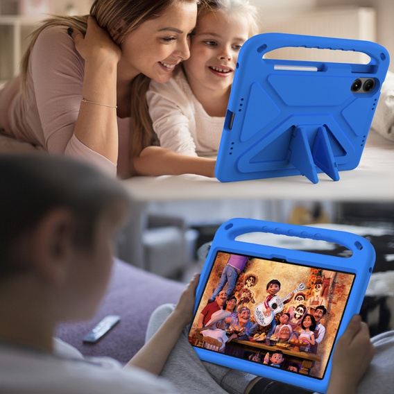 Etui dla dzieci do Xiaomi Redmi Pad Pro / Xiaomi Poco Pad, z uchwytem, niebieskie