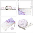 Etui z klapką do Xiaomi Redmi Note 13 Pro 4G / Xiaomi Redmi Note 14S / Xiaomi Poco M6 Pro 4G, Wallet, Marble fioletowe
