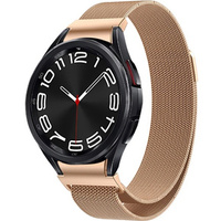 Pasek Bransoleta Milanese do Samsung Galaxy Watch 4/5/6 40/42/43/44/45/46/47MM, Różowe złoto