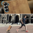 Etui CASEME do Samsung Galaxy Z Fold7 5G, Leather Wallet Case, brązowe