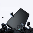 Etui do Samsung Galaxy A35 5G, ERBORD Matt Case, czarny + Szkło na ekran