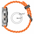 Pasek Silikonowy do Samsung Galaxy Watch 8 / 8 Classic, Pomarańczowy