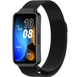 Bransoleta Milanese do Huawei Band 8 / Huawei Band 9 / Huawei Band 10, Czarna