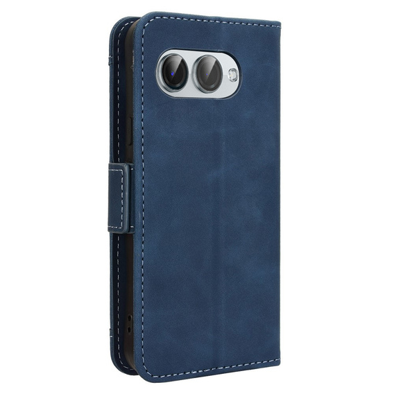 Etui z klapką do T Phone 3 5G, Card Slot, granatowe