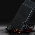 Etui Wallet do Samsung Galaxy A51 5G, Vintage Style Smooth, Black