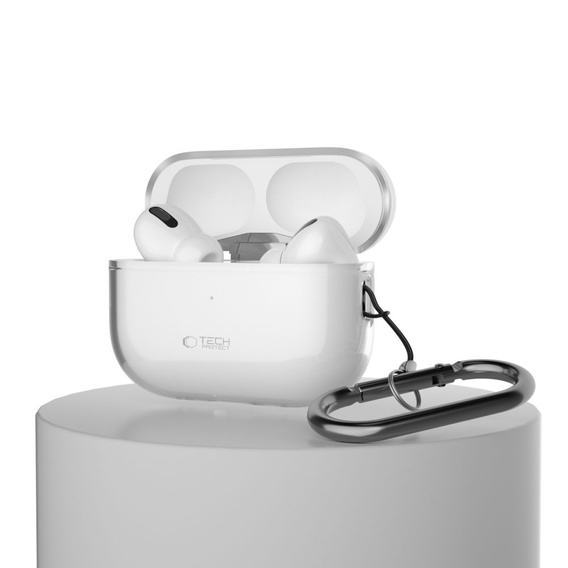 Tech-Protect Etui FlexAir na Słuchawki Apple Airpods Pro 1 / 2, Przezroczyste