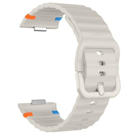 Pasek Silikonowy do Huawei Watch Fit 4 / 4 Pro / 3, Beżowy
