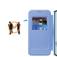 Etui z klapką do Google Pixel 9A, RFID Wallet MagSafe z ochroną aparatu, niebieskie