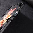 Etui MagSafe do Samsung Galaxy Z Flip4 5G, Cloth Texture, Brązowe
