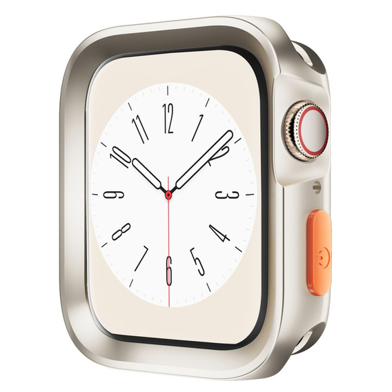 Etui Silikonowe do Apple Watch 4/5/6/SE 40mm, beżowe