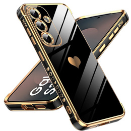 Etui do Samsung Galaxy S25 FE, Electro heart, czarne