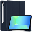 Etui do Samsung Galaxy Tab S10 FE+ Plus, Smartcase z miejscem na rysik, granatowe