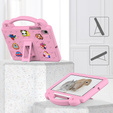 Etui do Samsung Galaxy Tab S6 Lite 10.4" 2020/2022/2024 / Tab A7 2020 T500 / T505 / Tab S6 T860/T865, Cute Patterns, z podstawką, Różowe
