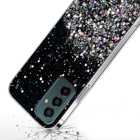 Etui do Samsung Galaxy M23 5G / M13, Glittery, czarne