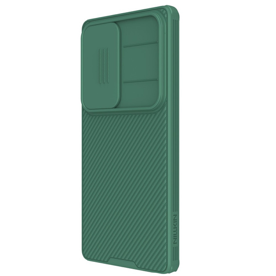 Etui do Samsung Galaxy S25 Ultra, pancerne Nillkin, CamShield Pro, zielone