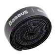 Baseus – organizer z taśmą rzepową do kabli 50 cm - czarny