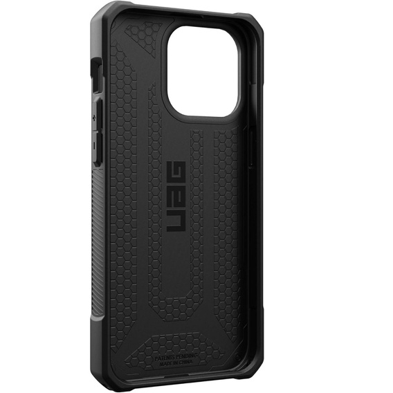 Etui Urban Armor Gear do iPhone 15 Pro Max, Monarch, Kevlar czarne