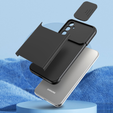 Etui do Samsung Galaxy A54 5G, ERBORD Cam Slider, czarne + Szkło hartowane