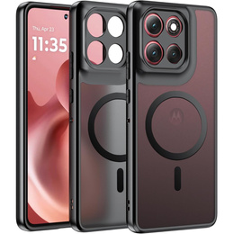 Etui do Motorola Moto G86 5G / G86 Power 5G, do MagSafe, ERBORD Matt Case, czarny