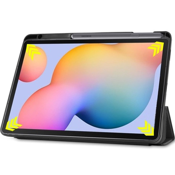Etui do Samsung Galaxy Tab S6 Lite 10.4" 2020/2022/2024, z miejscem na rysik, Czarne