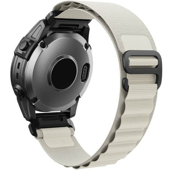 Pasek Nylonowy Quickfit do Garmin Fenix 5/6/6 PRO/7 Forerunner 965/955/945, Biały