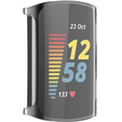 2w1 Etui z Osłoną na ekran do Fitbit Charge 5, Przezroczysty