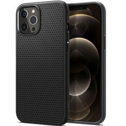 OUTLET Etui Spigen do iPhone 12/12 Pro, Liquid Air, czarne