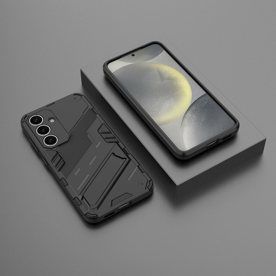 Etui do Samsung Galaxy A36 5G, Military kickstand, czarne