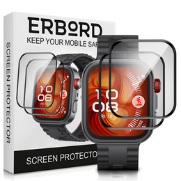 2x Szkło Hybrydowe ERBORD do Huawei Watch Fit 4 Pro