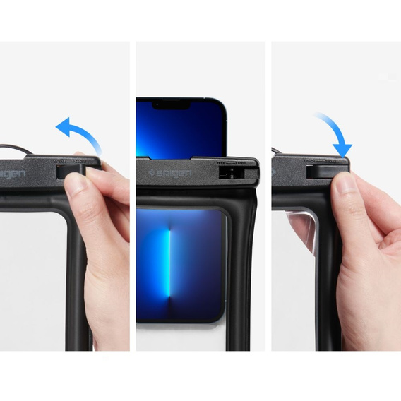 Wodoszczelne i unoszące się na wodzie etui Spigen A610 Universal Waterproof Float Case