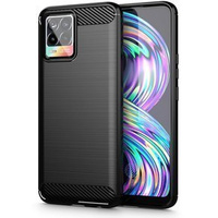 Etui do Realme 8 / 8 Pro, Karbon, czarne