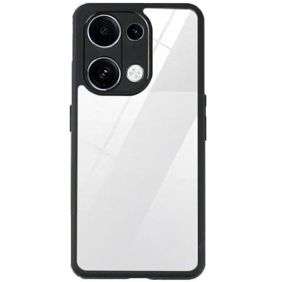 Etui do Xiaomi Redmi Note 13 Pro 4G / Xiaomi Redmi Note 14S / Xiaomi Poco M6 Pro 4G, Fusion Hybrid, z ochroną aparatu, przezroczyste / czarne