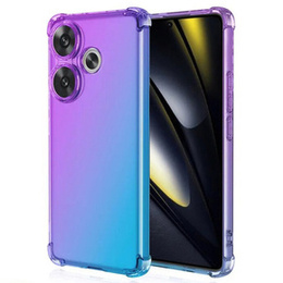 Etui Gradient Dropproof do Xiaomi Poco F6, Fioletowe / niebieskie