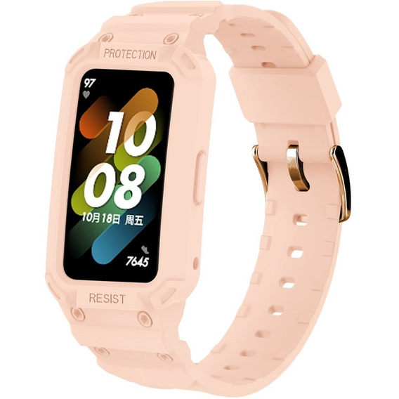 Pasek z Etui do Huawei Band 6 / Huawei Band 7, Pink