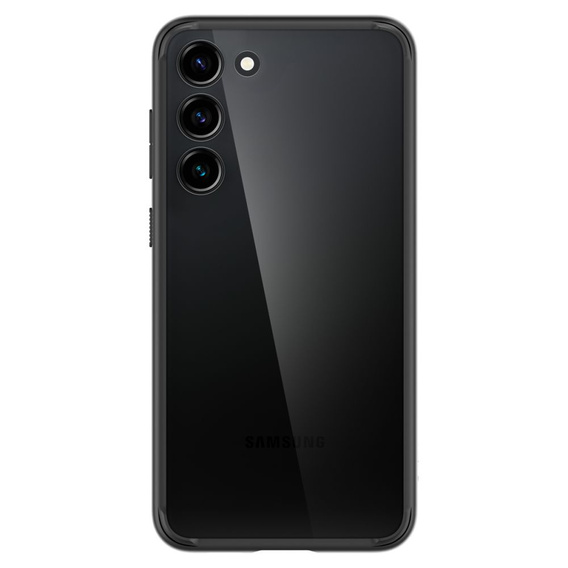 Etui Spigen do Samsung Galaxy S23, Ultra Hybrid, czarne przezroczyste