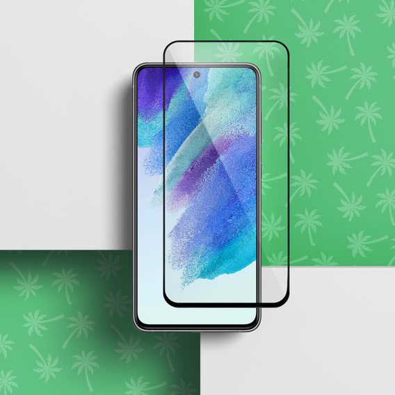 Szkło hartowane 5D Full Glue Smart Palm do Samsung Galaxy S21 FE