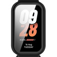 2w1 Etui z Osłoną do Xiaomi Redmi Smart Band 2 / Xiaomi Smart Mi Band 8 Active, Czarne