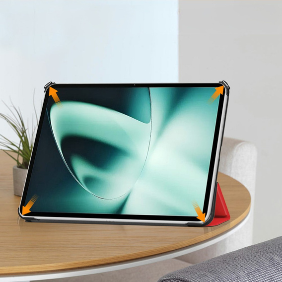 Etui do OnePlus Pad, Smartcase, czerwone