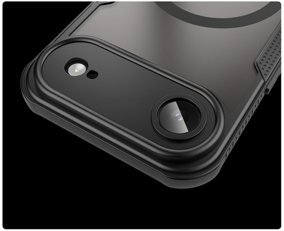 Etui do iPhone Air, do MagSafe, matowe pancerne, czarne