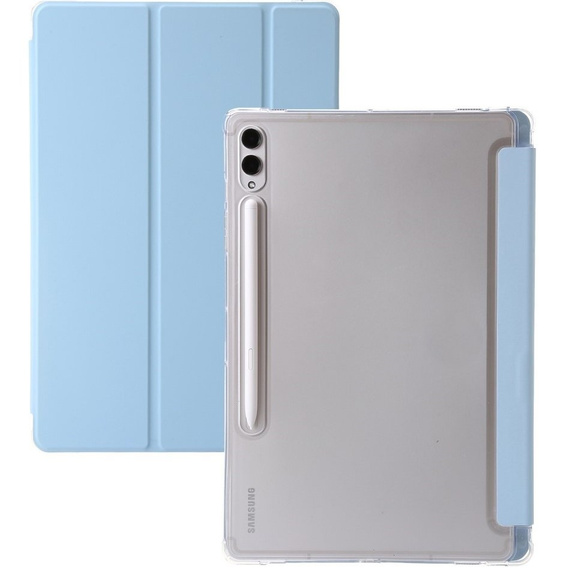 Etui do Samsung Galaxy Tab S9 Ultra, Smartcase Hybrid, z miejscem na rysik, niebieskie