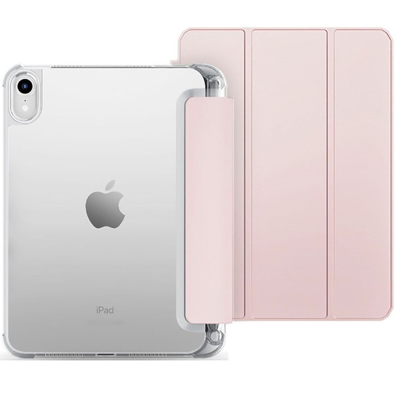 OUTLET Etui do iPad 11" 2025 A16 (11 gen.) / iPad 10.9" 2022 (10 gen.), Pencil Hybrid, z miejscem na rysik, Różowe