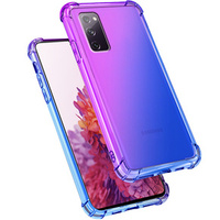 Etui Gradient Dropproof do Samsung Galaxy S20 FE, Fioletowe / niebieskie