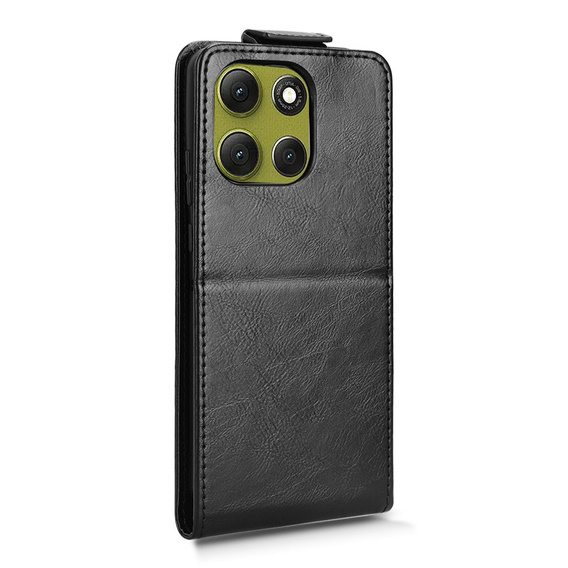 Etui z klapką do Motorola Moto G86 5G, Flip, czarne