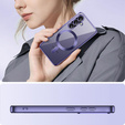 Etui do Samsung Galaxy A36 5G, Electro MagSafe, fioletowe + Szkło na ekran