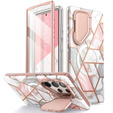 Etui Supcase do Samsung Galaxy S24 Ultra, Cosmo Marble Magsafe, Różowe (Bez folii)