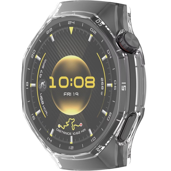 2w1 Etui z Osłoną na ekran do Huawei Watch GT 6 Pro 46mm, Przezroczyste