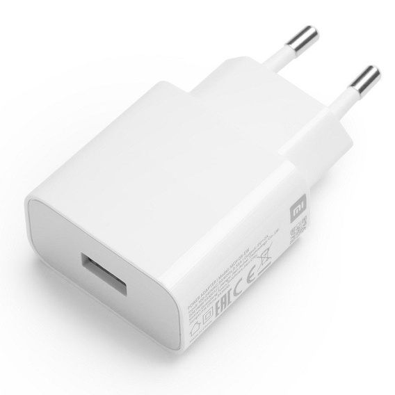 Xiaomi Oryginalna Ładowarka Sieciowa MDY-09-EW, 1x USB-A, 2A, White (bulk)