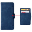 Etui z klapką do Samsung Galaxy A36 5G, Card Slot, granatowe