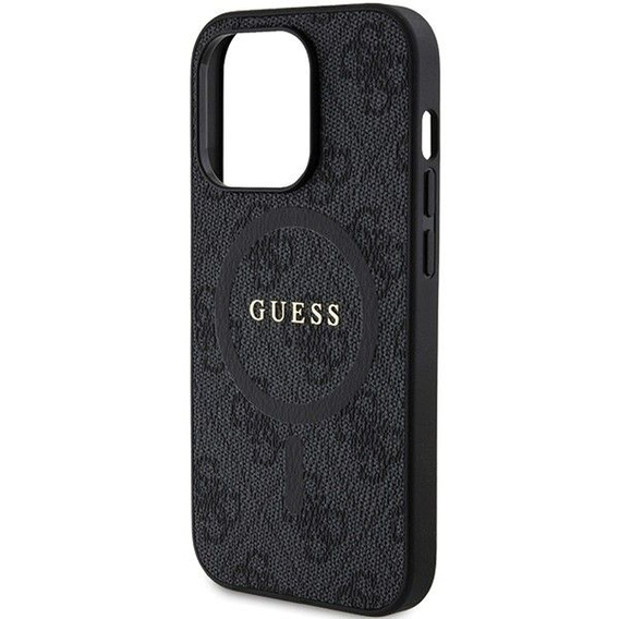 Etui GUESS do iPhone 14 Pro, 4G Ring Classic Logo, czarne