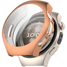 2w1 Etui z Osłoną na ekran do Huawei Watch 5 42mm, Różowe rose gold